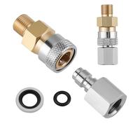 1/8 Inch BSP/BSPP Quick Release Coupler, Stainless Steel Female Charging Fitting, 400 Bar Quick Connect Adapter for PCP Air Rifle Charging Systems, Paintball Tanks and Pneumatic Hoses