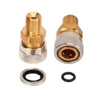 1/8 Inch BSP Quick Release Coupler, 1/8 BSP Quick Connector PCP Airline Fittings, Snap on Connector for PCP Air Rifles, Quick Connect Coupler Charging Adapter Kit Female Socket Coupler Accessories