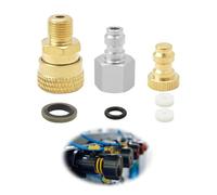 1/8 Inch BSP Quick Release Coupler Accessories Charging Adapter Air Rifle Female Socket Coupler Fittings 1/8 Bsp Quick Connector PCP Airline Fittings Snap on Connector for PCP Air Rifles