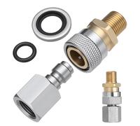 1/8 Inch BSP Quick Release Coupler BSPP Fittings for PCP Air Rifles Pneumatic Equipment 1/8 Inch Quick Disconnect Charging Adapter Accessories