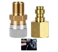 1/8 Inch BSP Quick Release Coupler Fittings 8mm for PCP Air Rifles Pneumatic Equipment,Quick Couplers Pressure Washer Adapter 40mpa High Pressure Connector for Air Compressor Power Hose Fittings