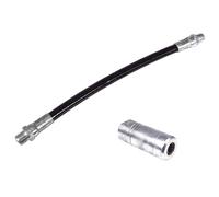 1/8" Inch BSP Thread Standard Duty Flexible Grease Gun Tube Hose 20cm & Coupler