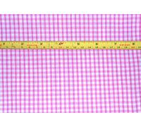 1/8 Inch Cerise Pink Gingham **Free UK Post** Check Material 1/8” Gingham Check Polycotton Fabric PER METRE Bright Pink Gingham 1/8" HOT Pink Chequered Fabric Pink Checks Fabric