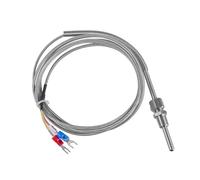 1/8 Inch NPT Probe Stainless Steel K Type Thermocouple Temperature Sensor 1M-8M Cable Wire 1Pcs(Cable 1M)