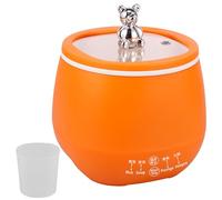 1.8-Liter Mini Rice Cooker Non Stick Electric Cooker is Equipped With Measuring Cup for Overheating and Drying Protection Design. Multifunctional Rice Cooker for Hot Pot, Soup and Porridge. (Orange)