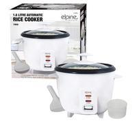 1.8 Litre Non Stick Automatic Electric Rice Cooker - Pot, Warmer, Warm, Cook, | Make Perfect Rice Every Time | Durable & Long Life Quality | Glass Lid, Handles