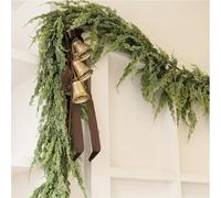 1.8 m / 2.7 m Christmas Garland Made of Pine Wood, Green Gradient Realistic Cedar Garland, Artificial Pine Cypress Garland for Christmas, Holiday, Fireplace, Centrepiece