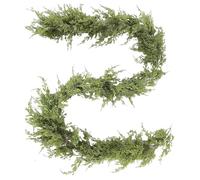1.8 m / 2.7 m Christmas Garland Made of Pine Wood - Realistic Cedar Garland, Artificial Pine Cypress Garland for Christmas, Holiday, Fireplace, Centrepiece (Green Colour Gradient)