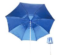 1.8 M/5.9 ft Sunny/Rainy Dual-purpose Fishing Parasol, Octagonal Canopy Cever Sun Shade Easy to Open for Outdoor Garden Terrace Patio Tilting Hanging Umbrella,Blue