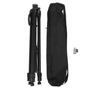 1.8 Meter Level Tripod with Adapter, Aluminum Leveling Stand, 360 Degree Rotating Camera Tripod with Bubble Level, Thickened Space Aluminum Tripod for Surveying Levels