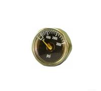 1/8 Npt Air Pressure Gauge 0-6000 Psi Face Body For Industrial Compressor Hydraulic System Accurate Reading(A)