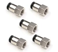 1/8 Npt Female Push To Connect Fittings,CEKER 1/4 Inch Air Tube Od Fittings 1/8 Air Fittings Pneumatic Fittings Air Line Fittings Quick Connect Air Hose Fittings 5Packs