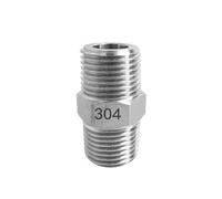 1/8" NPT Male Thread to M10 M20 1/4" 3/8" 1/2" hex Connector 304 Stainless Steel Pipe Adapter Connection(Sus 304,1L8 NPT Male_M20X1.5MM Male)