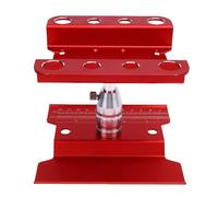 1/8 RC Automobile Work Support, RC Car Work Stand Metal Base for Repair (Red)