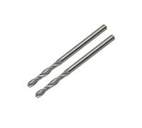 1/8" Solid Carbide Jobber Drill Bits with Straight Shank and 118° Point Angle, Made from Tungsten Carbide Material,2-Pieces