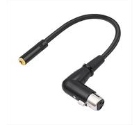 1/8 to Right Angle XLR Cable,Balanced 3.5mm Female Stereo Mini Jack Audio Converter Adapter Cable B