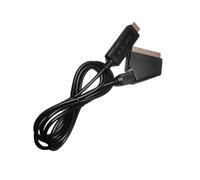 1.80m Male to Male SCART to HDTV Port Converter Adapter Cable Wire for HDTV Players and More Black