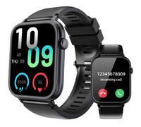 1.83 Inch Black Multi Functional Smart Watch For Men And Women Waterproof Smartwatch