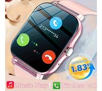1.83'' Sports Smart Watch Fitness Clock Health Monitor Waterproof Smartwatch Wireless Call Watches for Men Women IOS Xiaomi 2025 with original box Single Strap Black