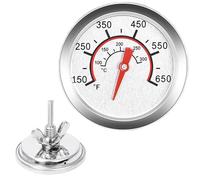 1.85" G432-8L00-W1 Thermometer Gauge Replacement Parts for Charbroil Gas Grills, Temperature Gauge for Charbroil Tru-Infrared Performance & Advantage 463229521 463243518 and More Char-Broil Grills