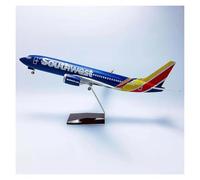 1:85 Scale For B737-800 Southwest Resin Diecast Airplane Model With Light And Base Decoration For Collection Gifts(Style 2)