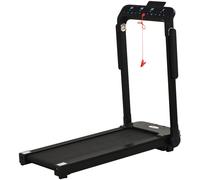 1.85HP Foldable Electric Treadmill Fitness Safety Lock LED Screen Black HOMCOM