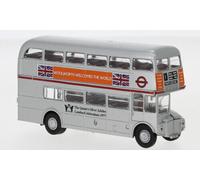 1:87 AEC Routemaster Silver Jubilee by Brekina in Silver BRE61105 Model Bus