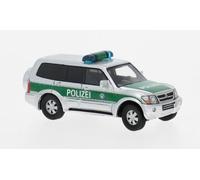 1:87 BOS MODELS Mitsubishi Pajero 2003 Bundespolizei Police BOS87498 Model