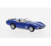 1:87 BREKINA PLAST Chevrolet Corvette C3 Blu 1967 BRE19992 Model
