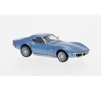1:87 BREKINA PLAST Chevrolet Corvette C3 Blue 1967 BRE19990 Model