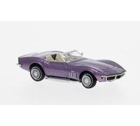 1:87 BREKINA PLAST Chevrolet Corvette C3 Violett 1967 BRE19995 Model