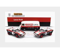 1:87 BREKINA PLAST Fiat 238 + 2X Lancia Stratos Hf #4 #0 Rally 1978 BRE29663 Mo