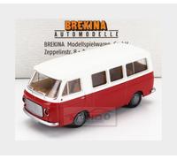 1:87 BREKINA PLAST Fiat 238 Minibus 1966 Red White BRE34416 Model