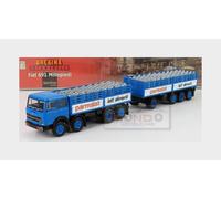 1:87 BREKINA PLAST Fiat 691 Truck Millepiedi 4-Assi Parmalat 1961 Red BRE58537 M