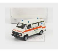 Brekina 34910 - Fiat Ducato Bus, Alitalia Ambulance, 1982 H0 Scale 1:87