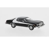 1:87 BREKINA PLAST Ford Gran Torino Black/White 1976 BRE19735 Model