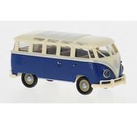 1:87 BREKINA PLAST Vw T1B Samba Light Beige/Blue 1960 BRE31853 Model