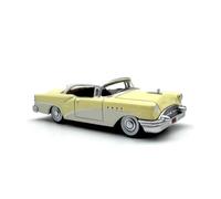 1:87 For Century 1955 Alloy Retro Car Model Yellow Collection Static MMiniature Display Toy