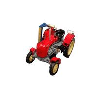 1:87 For Resin Agricultural Transport Tractor Toys Cars Model Adult Souvenir Static Display Bedroom Decoration