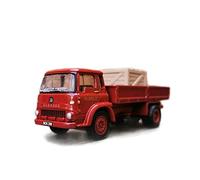 1/87 For Retro Dump Leland Truck Simulation Alloy Car Model Gifts Toys Boys Mini Replica Toys