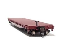 1/87 For SantaFe Railway Flatbed Freight Car Trailer Board Alloy Model Decoration Gift