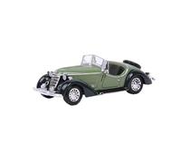 1:87 For Wanderer W25K Roadster 1936 Resin Car Model Simulation Green Toy Tabletop Display