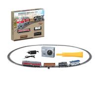1/87 HO Scale Electric Alloy Train Set - M62 Classic Vintage Diesel Locomotive Model Railway with Metal Track, Lighting Effects, Expandable HO Gauge Railway for Adults & Hobbyists