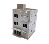 1:87 Japanese Building Model Kits Residential Modern House Landscape Railway Layout Model for Model Railway Diorama Accessory, 8.6cmx11.7cmx15cm