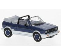 Pcx870311 by Brekina Volkswagen Golf Cabrio 1987-1993 Blue Silver Scale H0 1:87