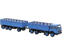 1:87 Scale Brekina 58531 FIAT 691 Millipiedi Truck & Drawbar Trailer - BNIB