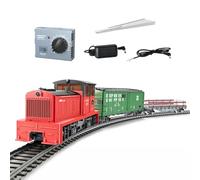 1:87 Scale HO Model Railway Set for Adults, Vintage DDT Steam Train Model with Alloy Drive, Decoration at Home and for Hobby Collectors