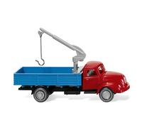 1:87 Scale Wiking 042002 Magirus S3500 Dropside Truck with Crane - BNIB