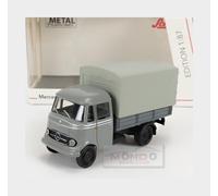 1:87 SCHUCO Mercedes Benz L319 Pick-Up Telonato 1961 Grey 452661600 Model