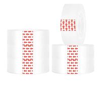 1.8cm X 25m 12rolls,Clear Tape,Glue Tape Roller,Transparent Tape,Gift Wrap Roll,Invisible Tape,Clear Cellotape,Sticky Tape Rolls